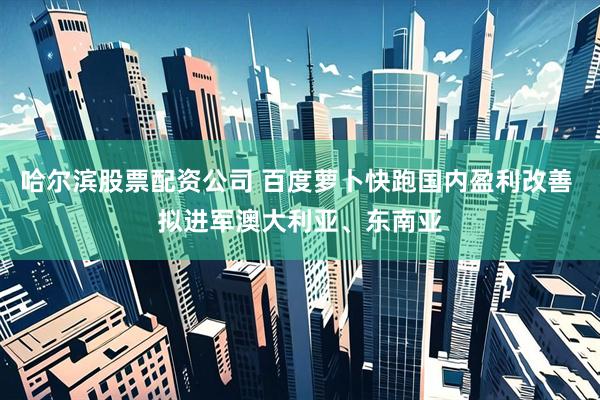哈尔滨股票配资公司 百度萝卜快跑国内盈利改善 拟进军澳大利亚、东南亚