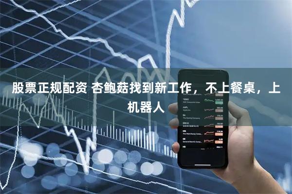股票正规配资 杏鲍菇找到新工作,不上餐桌,上机器人